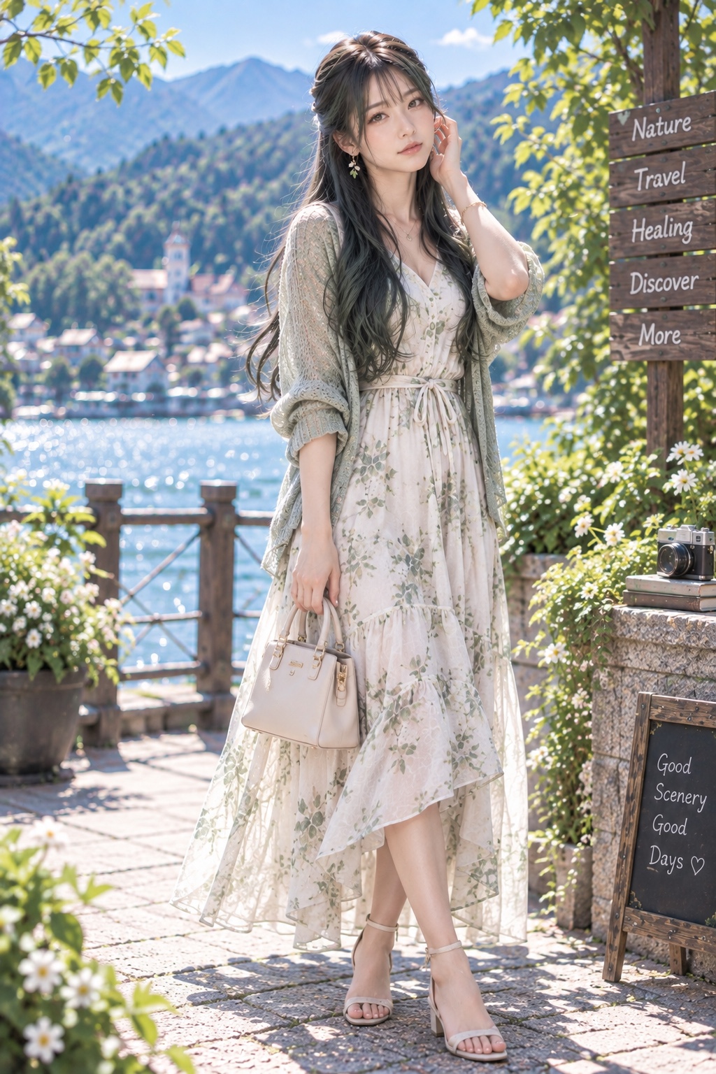 詩織 / SiORi — 癒し自然・観光担当。全身プロフィール